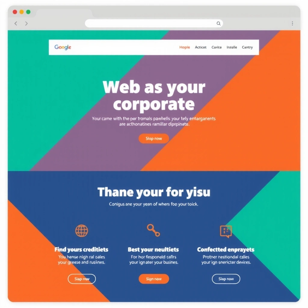 Corporate website redesign project